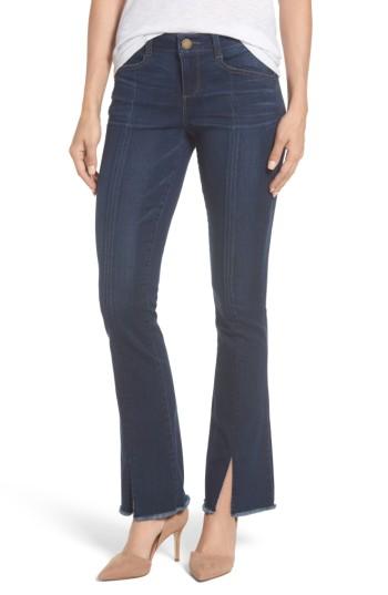 Women's Wit & Wisdom Itty Bitty Split Hem Bootcut Jeans