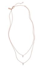 Women's Topshop Layered Drop Crystal Necklace