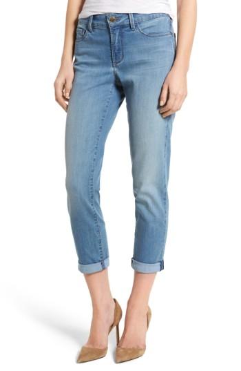 Women's Nydj Alina Roll Cuff Stretch Ankle Skinny Jeans - Blue