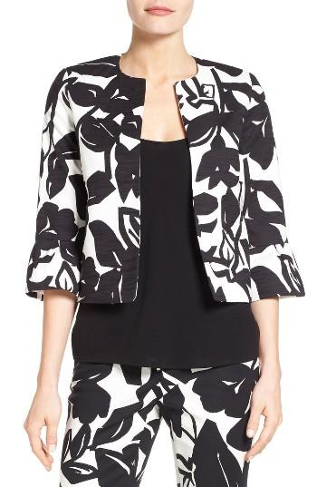 Women's Halogen Bell Sleeve Jacket - Ivory