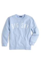 Women's J.crew Big Sky Sweatshirt, Size - Grey