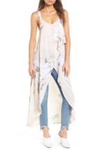 Women's Leith Walk Thru High/low Tank - Beige