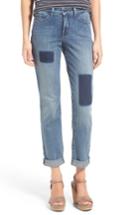 Women's Nydj 'sylvia' Patch Detail Stretch Relaxed Boyfriend Jeans