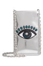 Kenzo Icons Eye Leather Phone Case On A Chain -