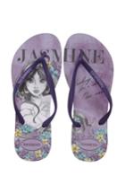 Women's Havaiana Slim - Disney Princess Flip Flop /36 Br - Purple