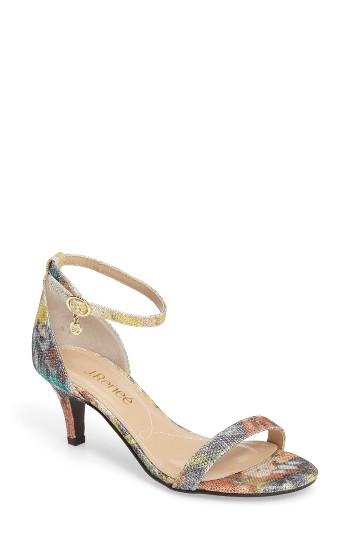 Women's J. Renee Badalona Kitten Heel Sandal B - White