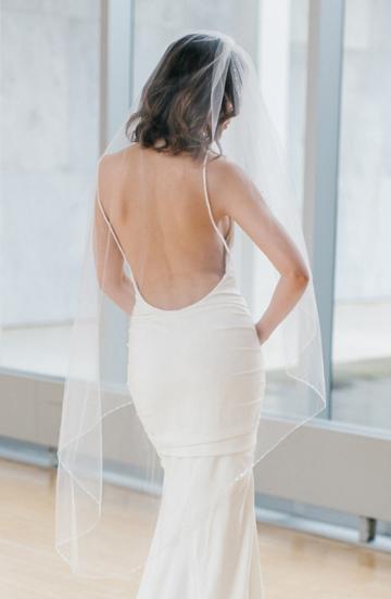 Toni Federici Papaya Fingertip Veil