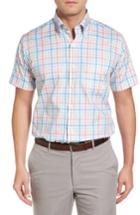 Men's Peter Millar Summer Melange Check Sport Shirt
