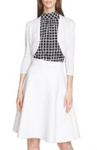 Women's Oscar De La Renta Cashmere & Silk Bolero - Ivory
