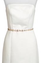Women's Kate Spade New York Crystal Bridal Belt /x-large - Gold