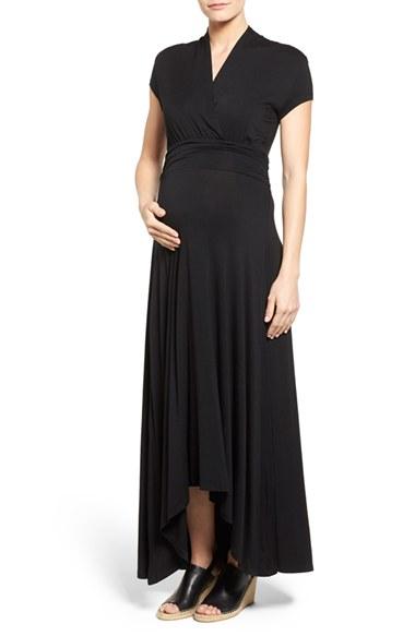 Women's Nom Maternity 'caroline' Maternity/nursing Maxi Dress