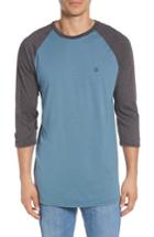 Men's Volcom Raglan T-shirt, Size - Grey