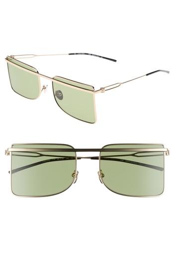 Women's Calvin Klein 205w39nyc 56mm Butterfly Sunglasses - Light Gold
