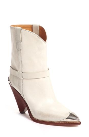 Women's Isabel Marant Lamsy Pointy Toe Boot Us / 36eu - White