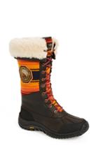 Women's Ugg X Pendleton 'adirondack - Grand Canyon' Waterproof Lace-up Boot