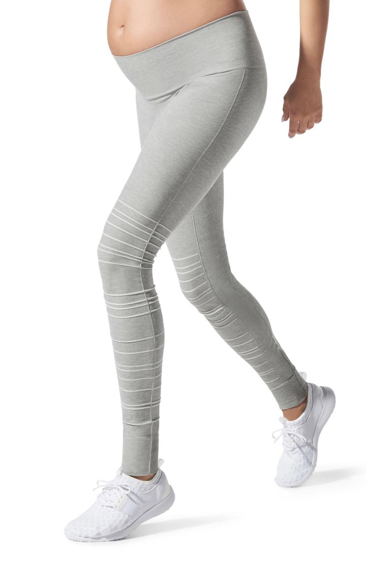Women's Blanqi Sportsupport Hipster Cuffed Support Maternity/postpartum Leggings - Grey