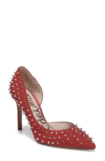 Women's Sam Edelman Hadlee D'orsay Pump M - Red
