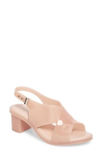 Women's Melissa X Jason Wu Jamie Cross Strap Slingback Sandal M - Pink