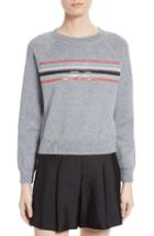 Women's Grey Jason Wu Scribble Embroidery Pullover
