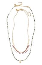 Women's Madewell Set Of 2 Beaded Layered Necklaces
