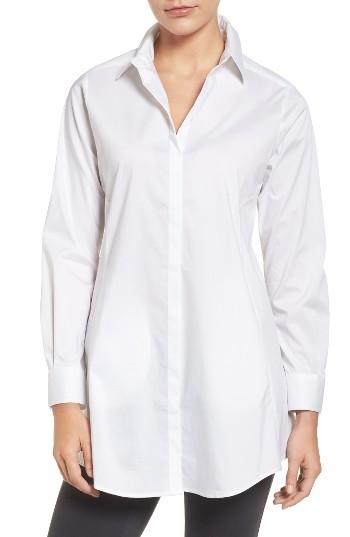 Women's Foxcroft Cici Stretch Poplin Tunic
