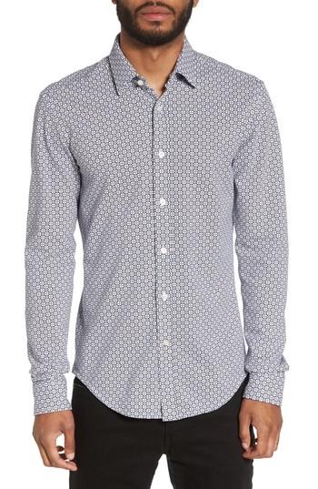 Men's Boss Ronny Trim Fit Print Sport Shirt