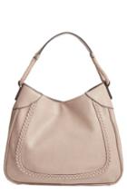 Sole Society Rema Faux Leather Shoulder Bag - Grey