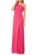 Women's Kay Unger One-shoulder Gown - Pink