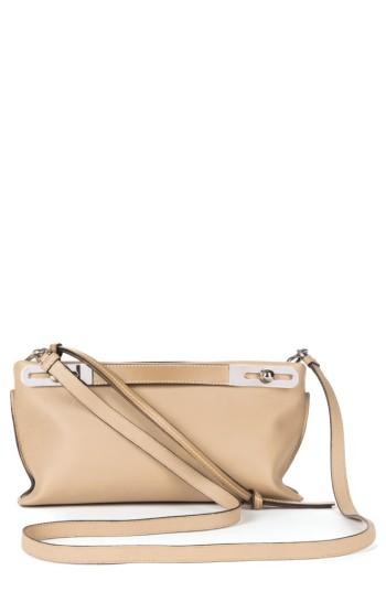 Loewe Small Missy Leather Crossbody Bag - Beige