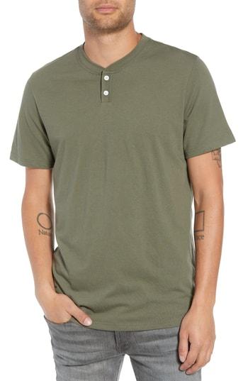 Men's The Rail Solid Henley T-shirt - Green