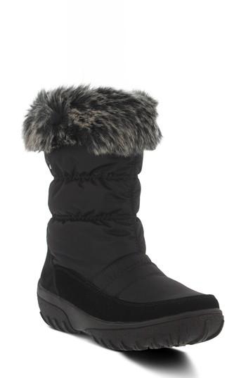 Women's Spring Step Rolim Faux Fur Trim Waterproof Boot .5-6us / 36eu - Black