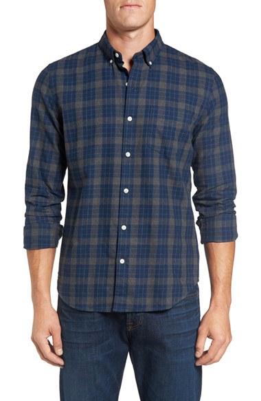 Men's Bonobos Slim Fit Plaid Sport Shirt