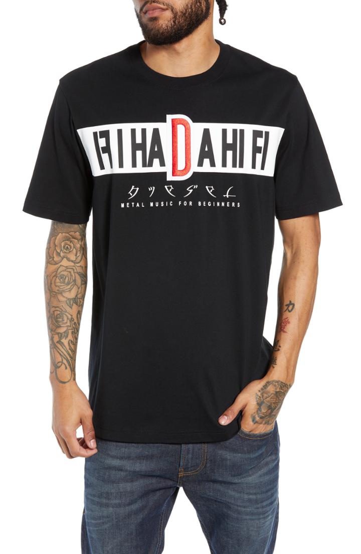 Men's Diesel T-just-yz Graphic T-shirt - Black