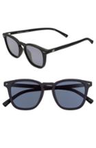 Women's Le Specs No Biggie 45mm Polarized Sunglasses - Black Rubber