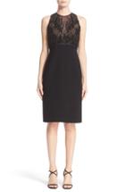 Women's Carmen Marc Valvo Couture Embellished Bodice Sleeveless Cocktail Dress