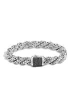 Women's John Hardy Medium Flat Lava Twist Chain Bracelet