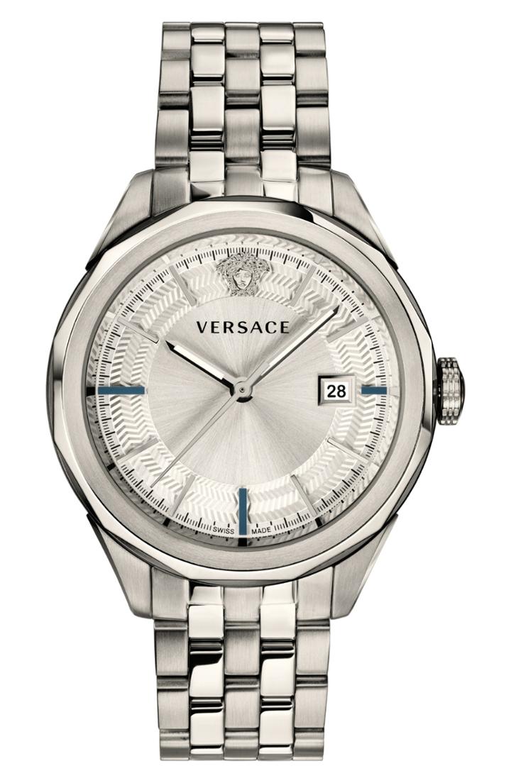 Men's Versace Glaze Bracelet Watch, 43mm