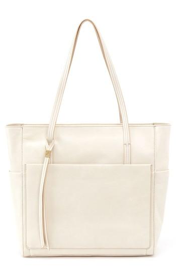 Hobo Hero Leather Tote - White