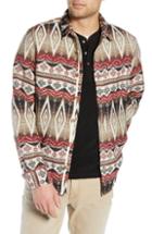Men's Treasure & Bond Geo Blanket Shirt Jacket - Beige