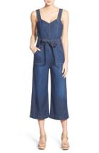 Women's 7 For All Mankind Denim Culotte Jumpsuit