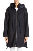 Women's Moncler Grenat Wool & Cashmere Hooded Jacket - Blue