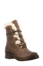 Women's Taos Furkle Boot With Faux Fur Trim Eu - Beige