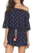 Women's Surf Gypsy Off The Shoulder Cover-up Romper