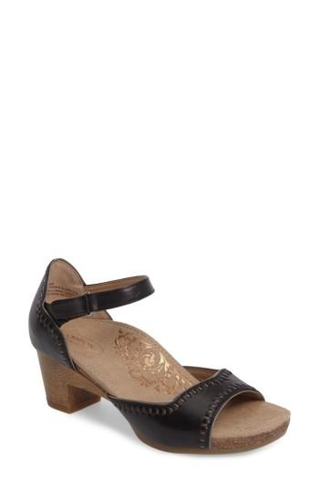 Women's Aetrex Adeline Sandal Eu - Black
