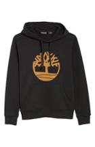 Men's Timberland Logo Hoodie Sweatshirt - Black