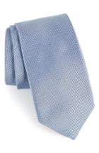 Men's Boss Textured Silk Tie, Size - Blue