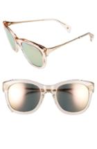 Women's Salt Billingsley 53mm Polarized Rectangular Sunglasses -
