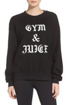 Women's Private Party Gym & Juice Sweatshirt - Black