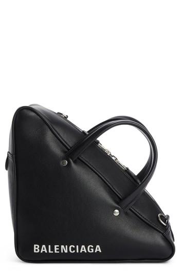 Balenciaga Small Triangle Duffel Bag - Black