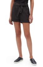 Women's Lafayette 148 New York Greenpoint City Urbane Satin Shorts - Grey